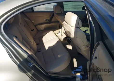 2007 BMW 530I из США, поврежденный, VIN WBANE73547CM48772